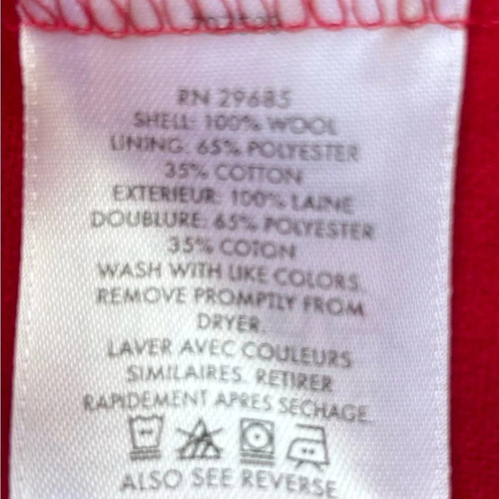 Pendleton Red Men's XL 100% Wool Shirt - Picture 4 of 5